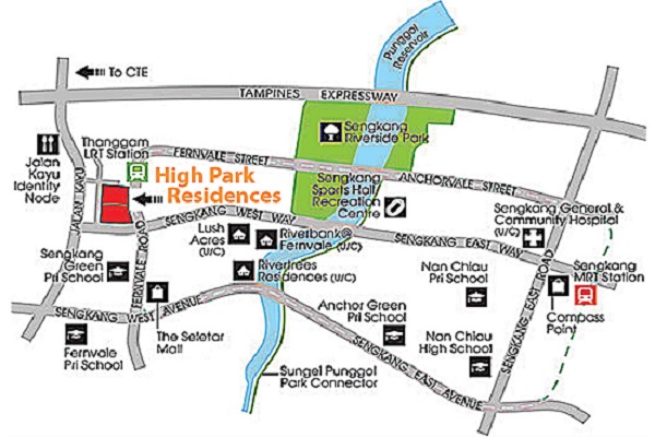 High Park Residences Map